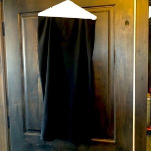 Black ankle length skirt